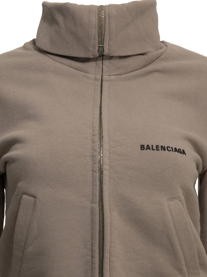Zip-up Sweatshirt with Logo Sweatshirts