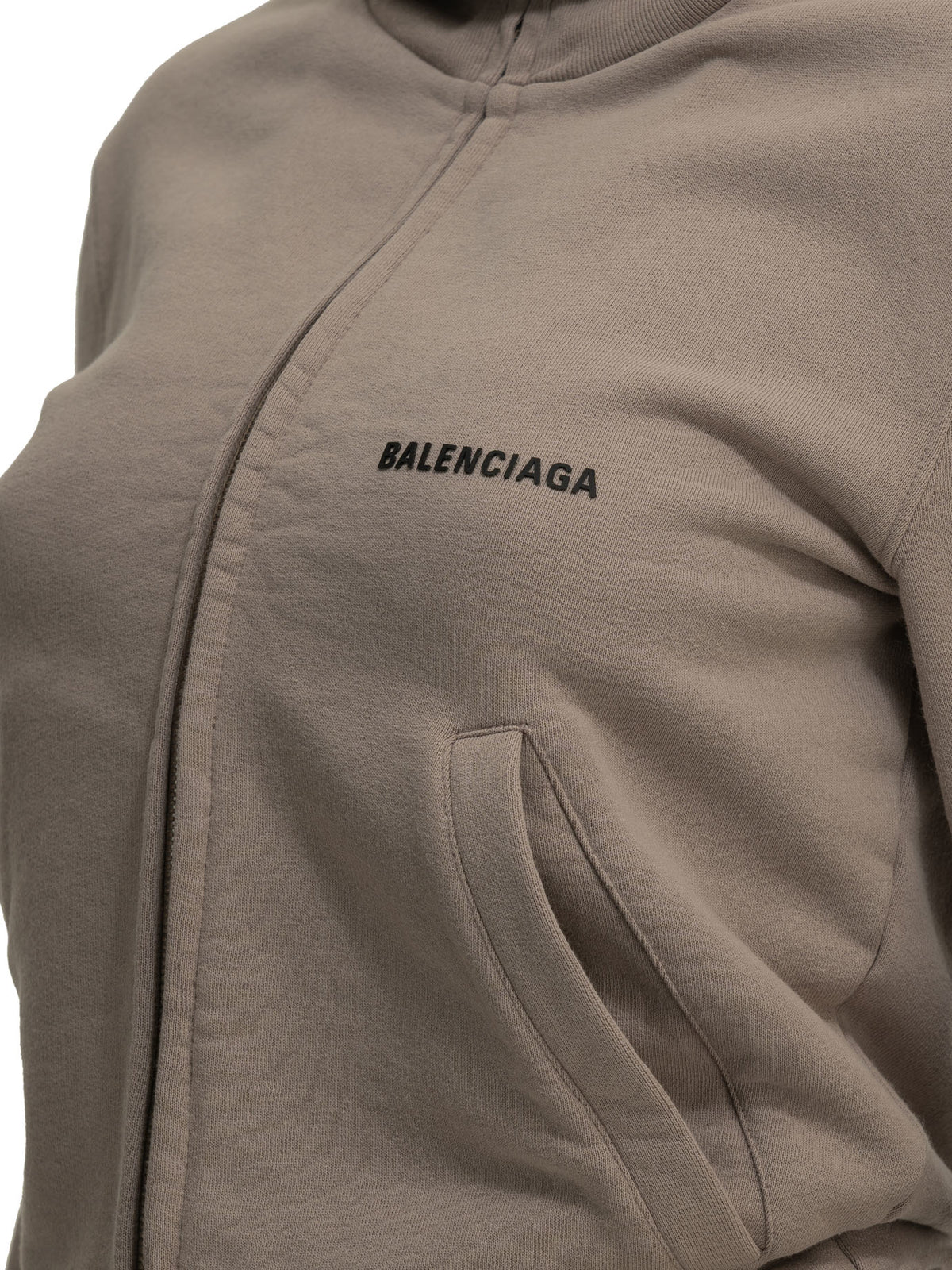 Zip-up Sweatshirt with Logo Sweatshirts