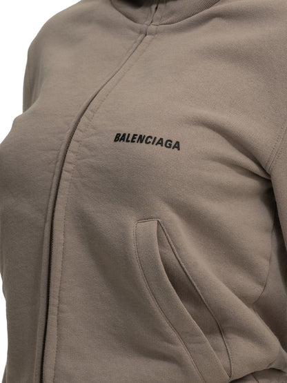 Zip-up Sweatshirt with Logo Sweatshirts