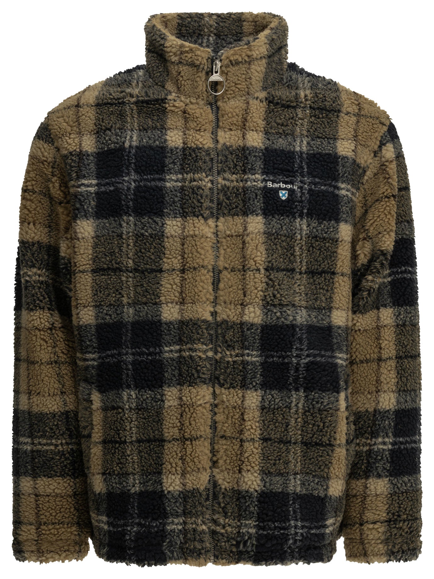 "Tartan Fleece" Fleece Jacket Jackets and Coats