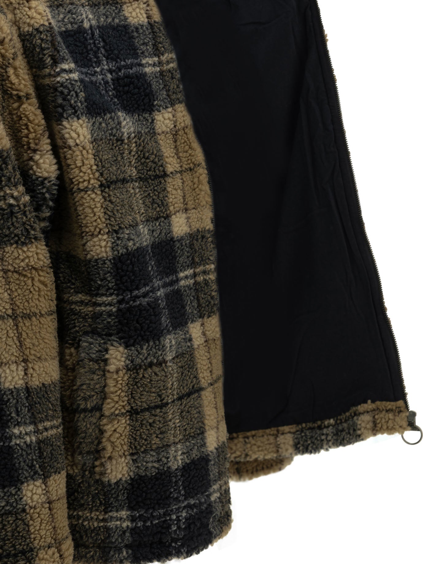 "Tartan Fleece" Fleece Jacket Jackets and Coats