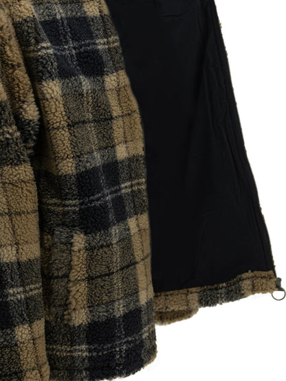 "Tartan Fleece" Fleece Jacket Jackets and Coats