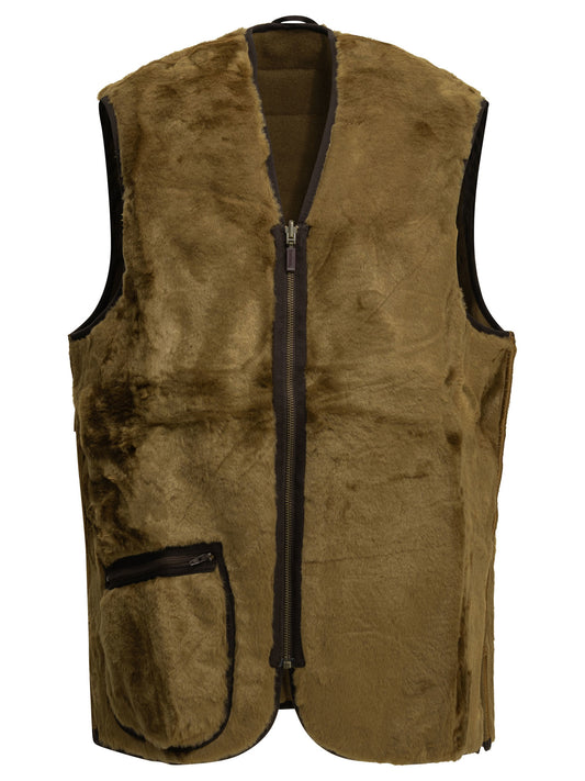"Warm Pile" Sleeveless Jacket Jackets and Coats