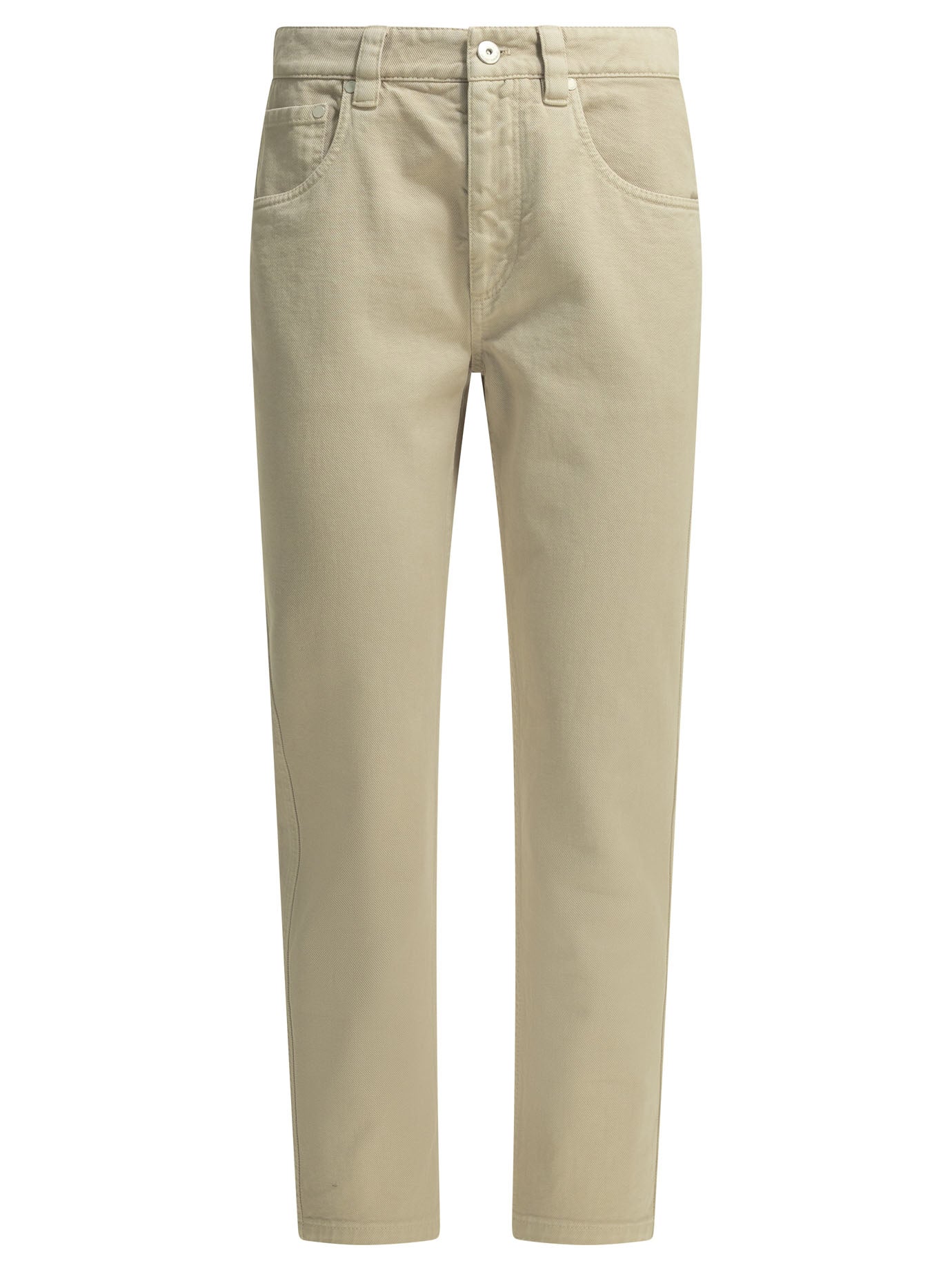 "Straight Shiny Bartck" Straight Leg Jeans Jeans