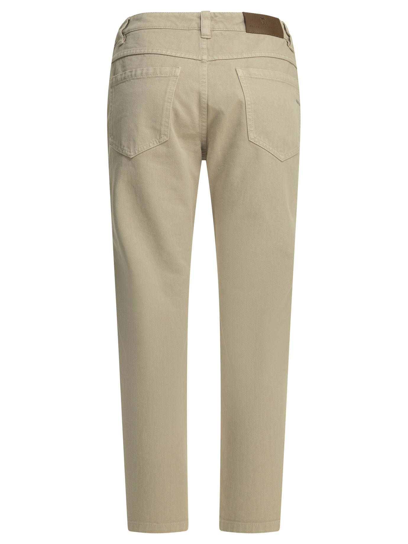 "Straight Shiny Bartck" Straight Leg Jeans Jeans