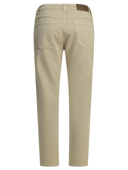 "Straight Shiny Bartck" Straight Leg Jeans Jeans