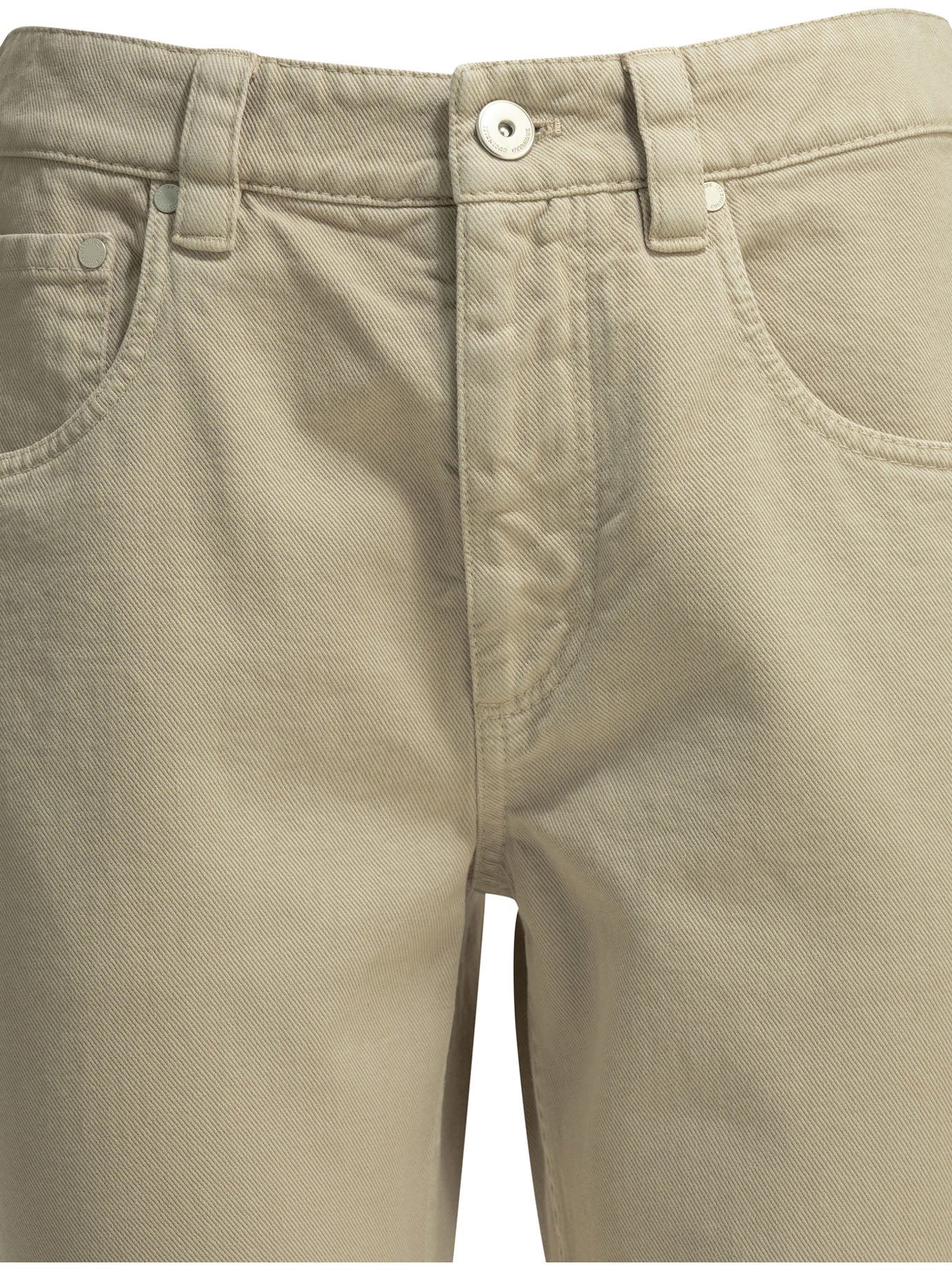 "Straight Shiny Bartck" Straight Leg Jeans Jeans
