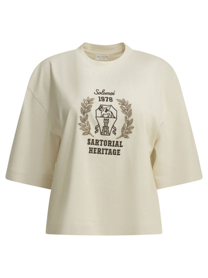 Crew-neck T-shirt with logo T-shirts