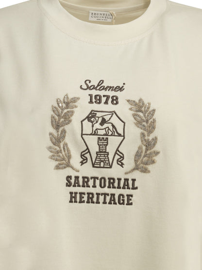 Crew-neck T-shirt with logo T-shirts