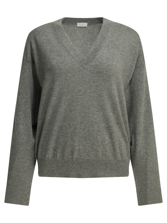 Cashmere V-neck sweater Knitwear