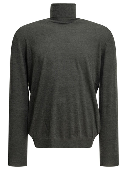 Cashmere and silk turtleneck sweater Knitwear