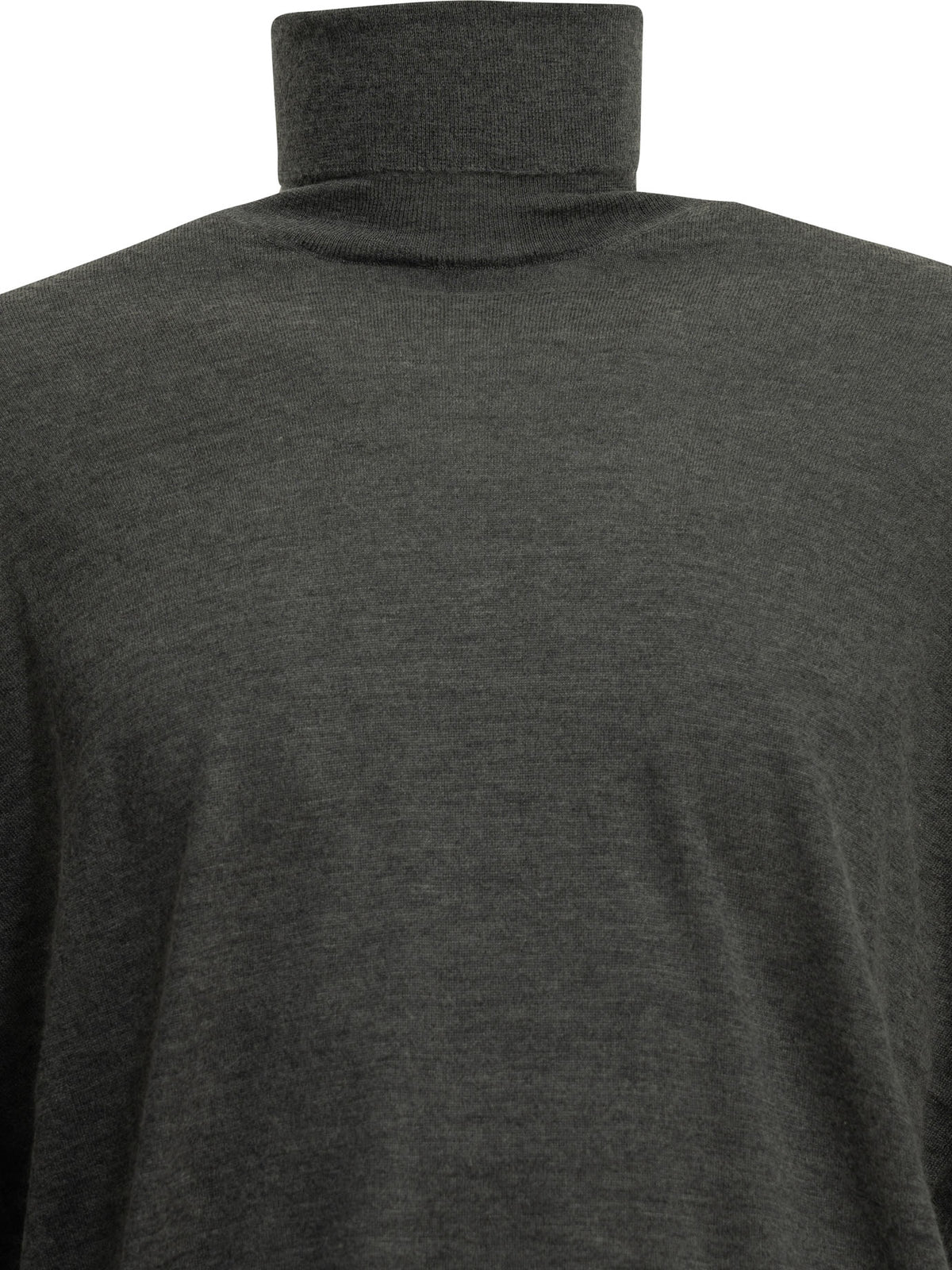 Cashmere and silk turtleneck sweater Knitwear