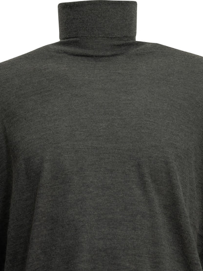 Cashmere and silk turtleneck sweater Knitwear