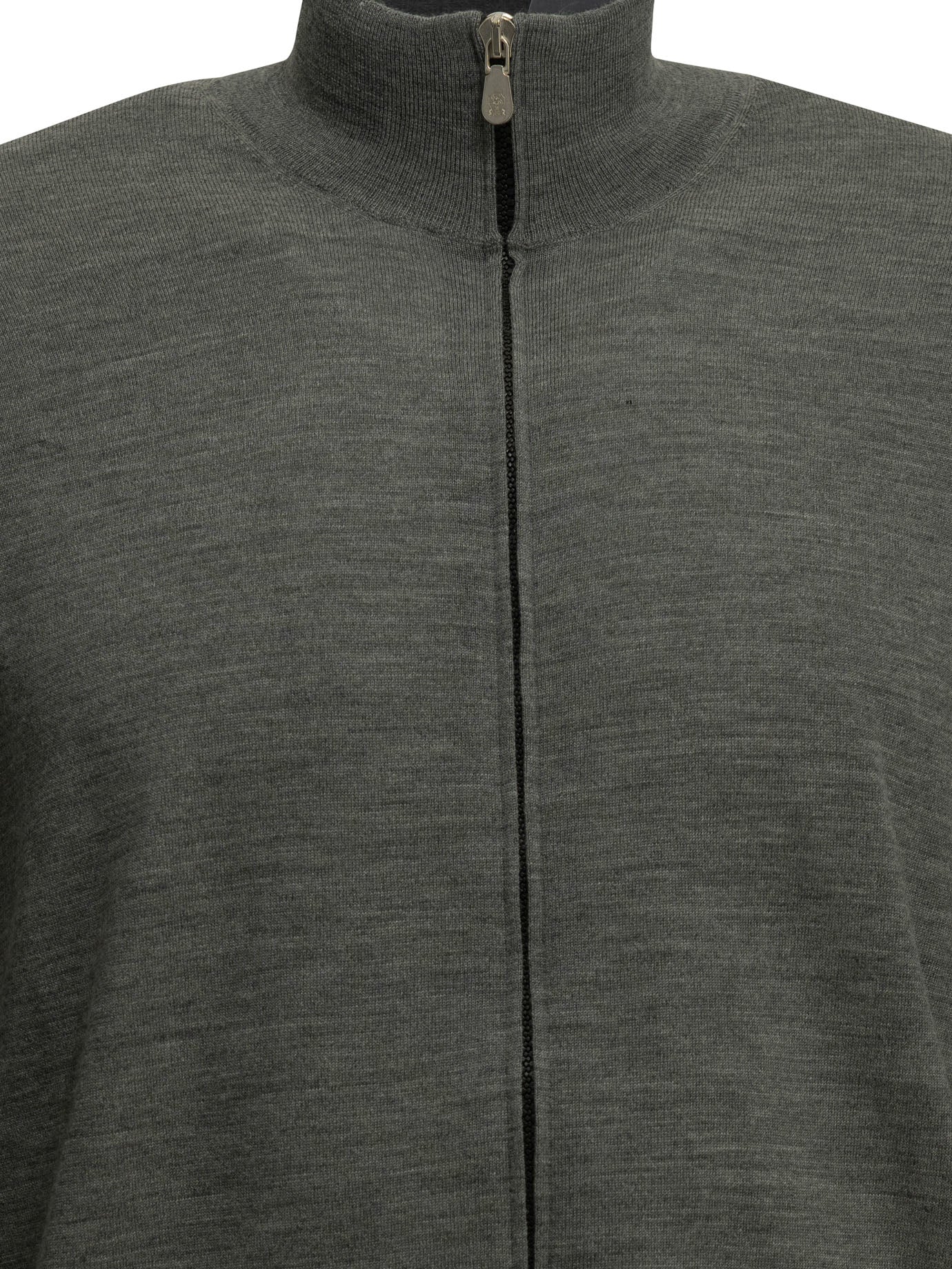 Zip-up sweater made of wool and cashmere Knitwear