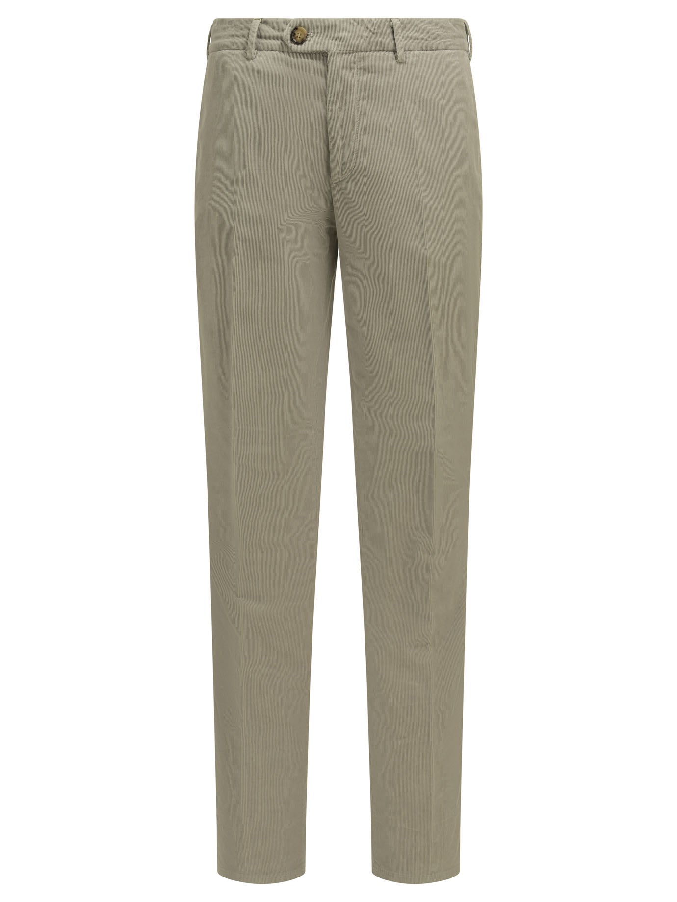 Tailored cotton velvet pants Trousers