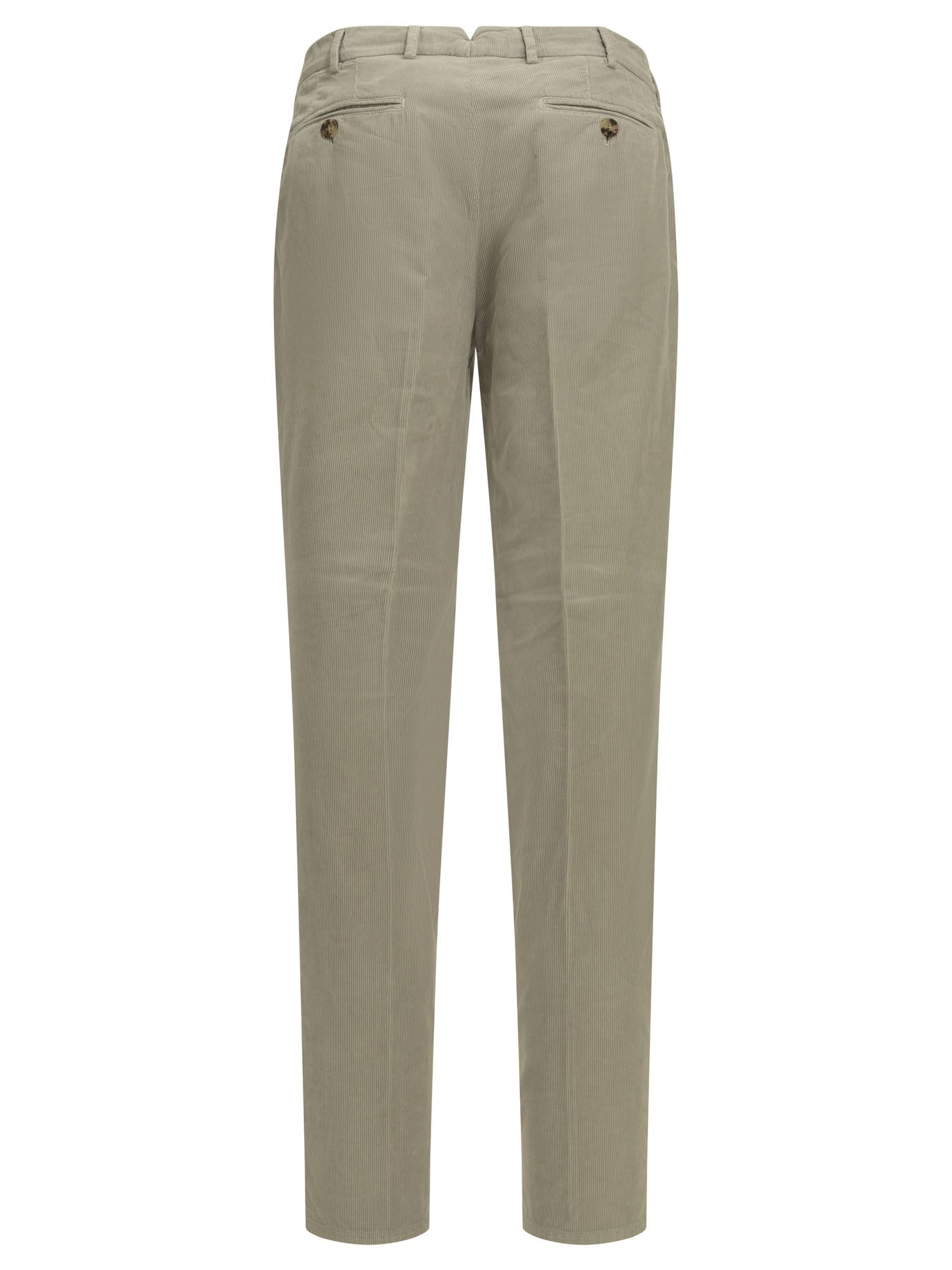 Tailored cotton velvet pants Trousers