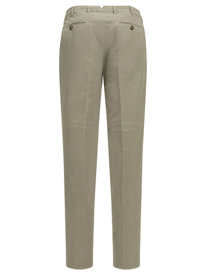 Tailored cotton velvet pants Trousers