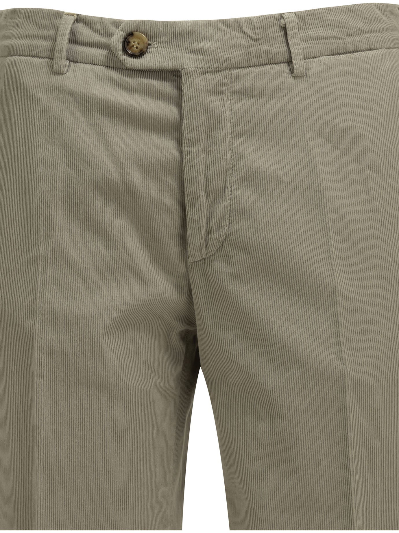 Tailored cotton velvet pants Trousers