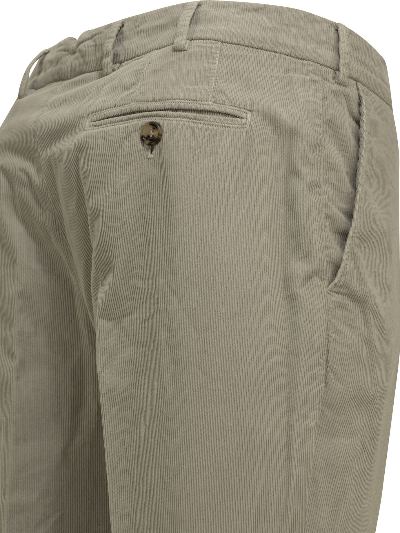 Tailored cotton velvet pants Trousers