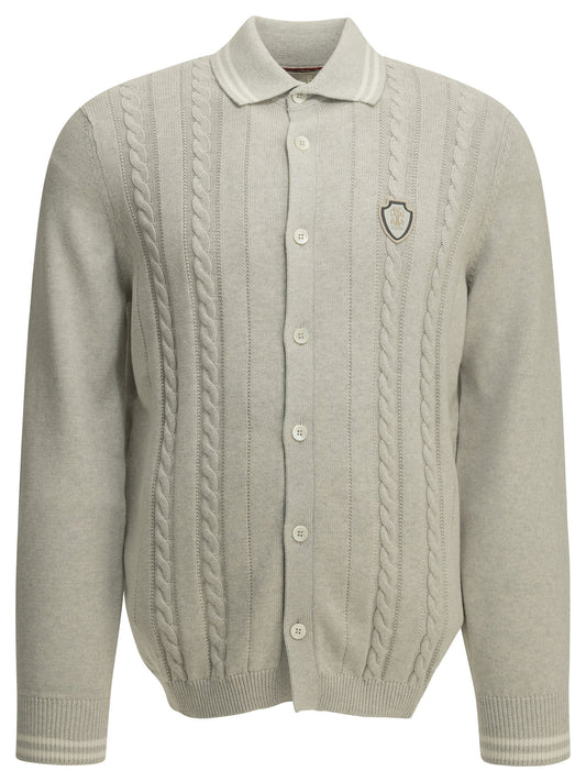 Cardigan with logo Knitwear