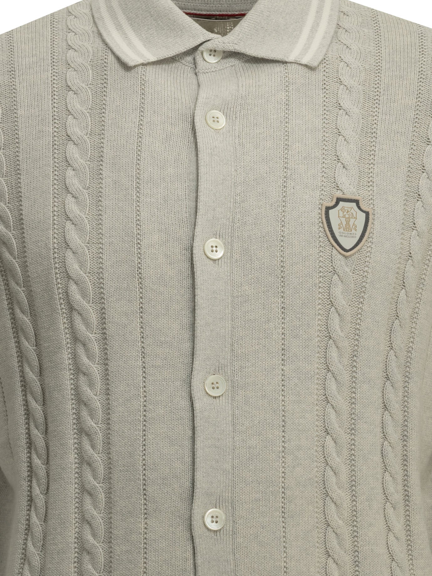 Cardigan with logo Knitwear
