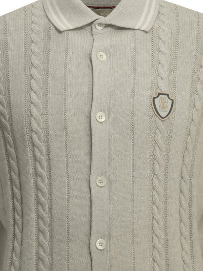 Cardigan with logo Knitwear