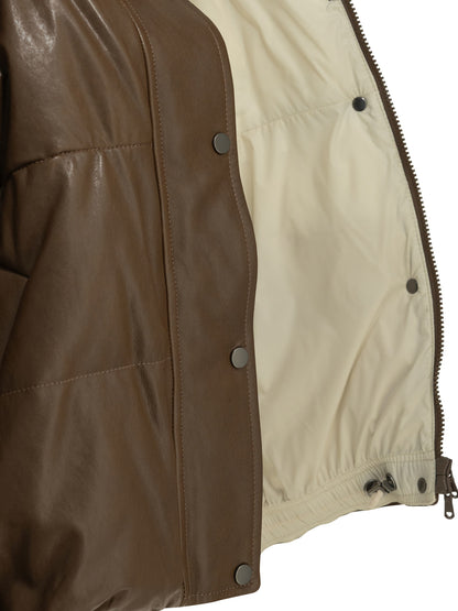 Padded Shearling Jacket Jackets and Coats