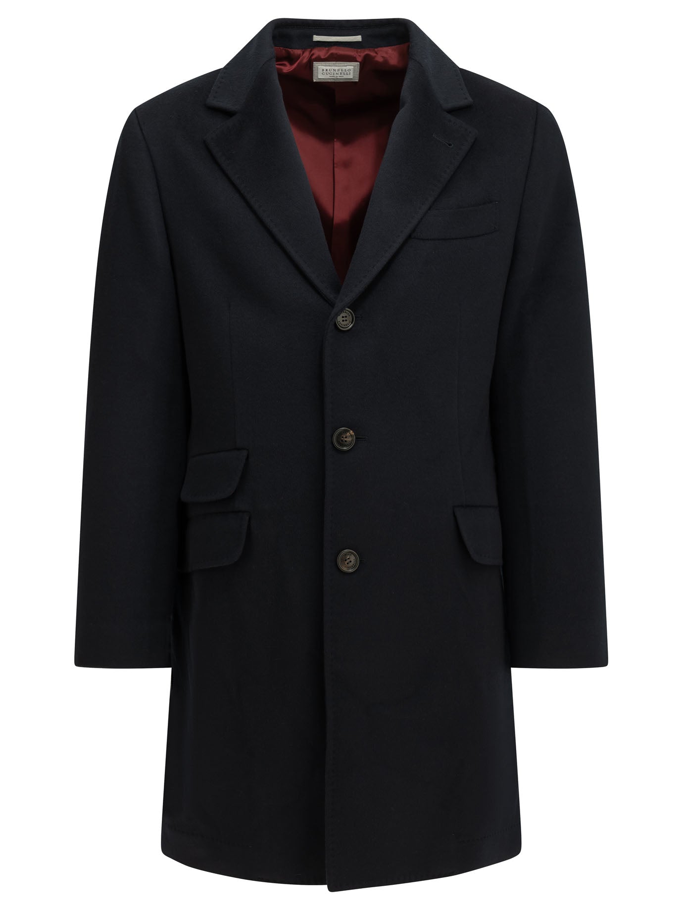 Short coat made of virgin wool fabric Jackets and Coats