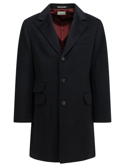 Short coat made of virgin wool fabric Jackets and Coats