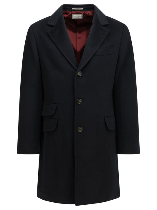 Short coat made of virgin wool fabric Jackets and Coats