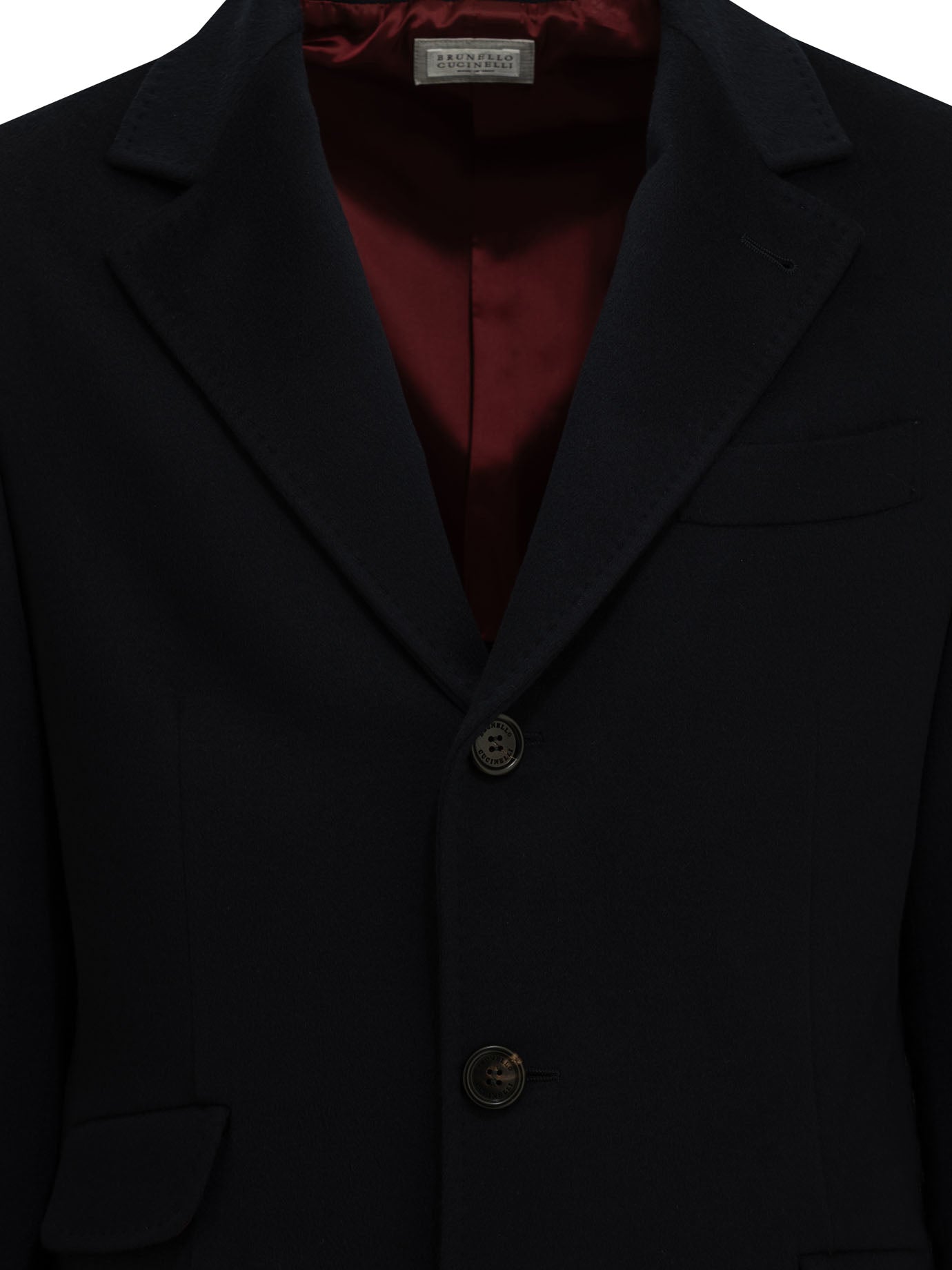 Short coat made of virgin wool fabric Jackets and Coats