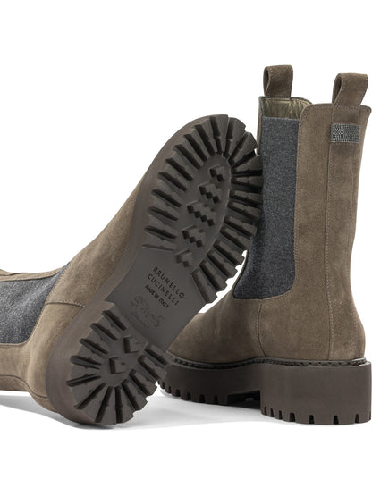 Suede pull-on ankle boots Boots and Ankle Boots