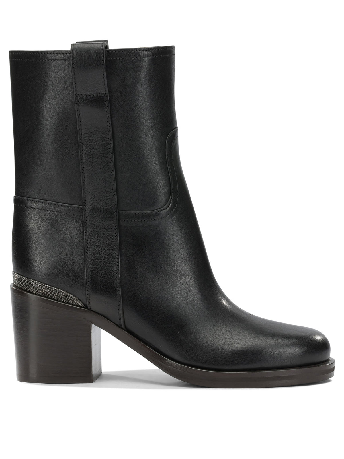 Leather pull-on ankle boots Boots and Ankle Boots