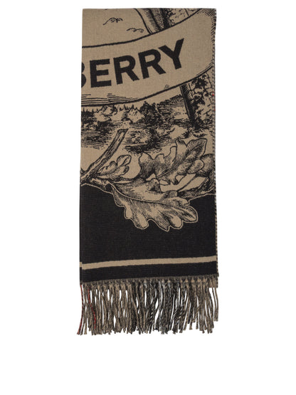 "Gallant Knight" Fringed Scarf Sciarpe & Foulard