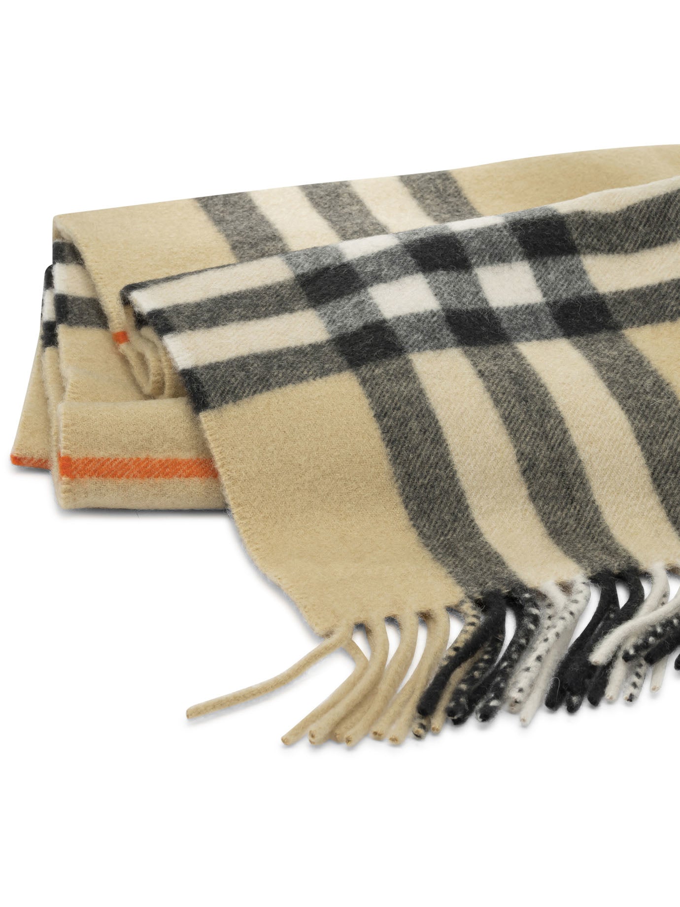 "Check" Fringed Scarf Sciarpe & Foulard