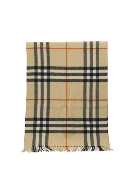 "Check" Fringed Scarf Sciarpe & Foulard
