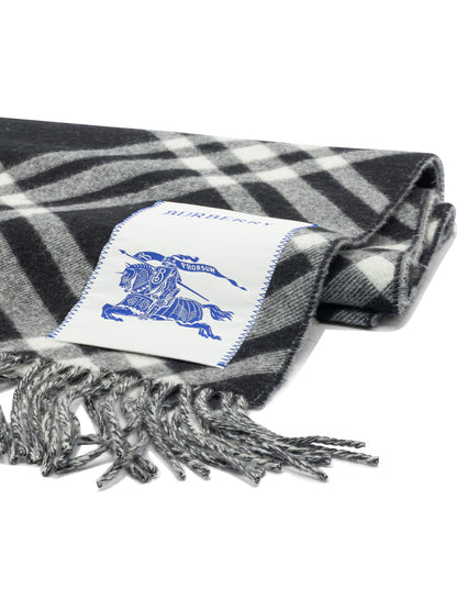 "Check" fringed scarf Sciarpe & Foulard