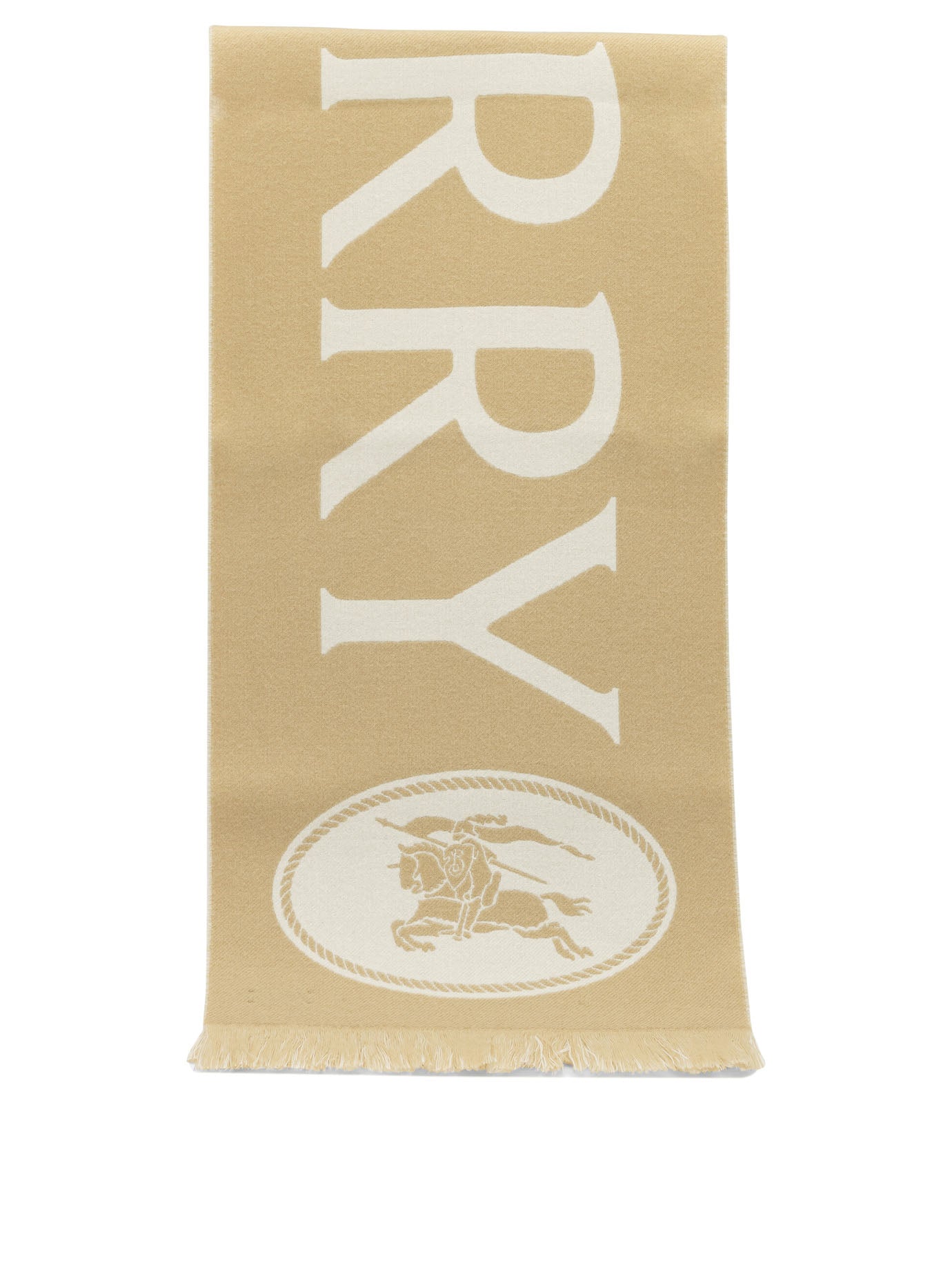 "EKD" fringed scarf Sciarpe & Foulard