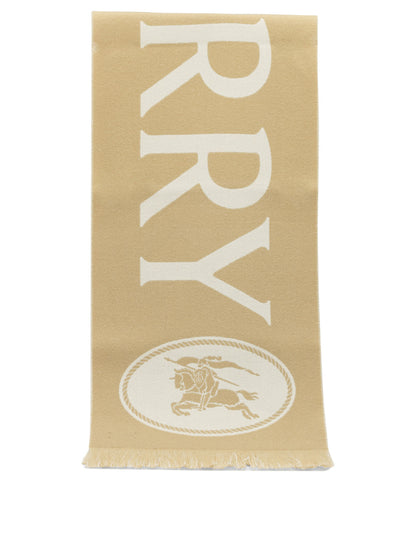 "EKD" fringed scarf Sciarpe & Foulard