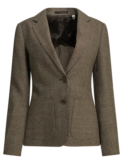 Wool-and-linen-blend blazer Jackets and Coats