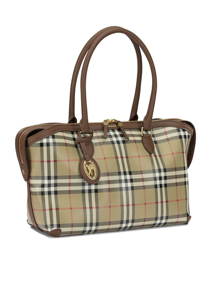 "Tote Check" Medium Shoulder Bag Shoulder bags
