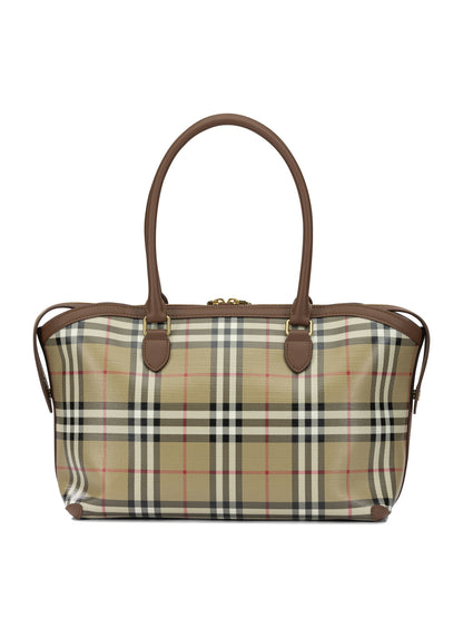 "Tote Check" Medium Shoulder Bag Shoulder bags