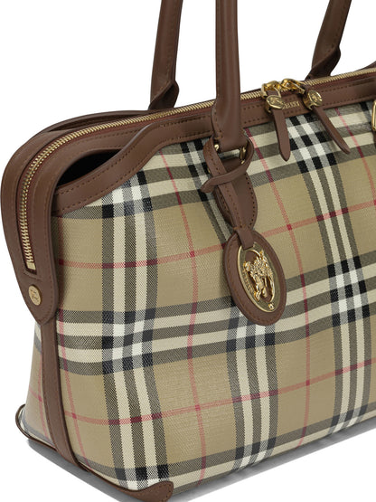 "Tote Check" Medium Shoulder Bag Shoulder bags