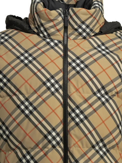 "Snowdon Check Reversible" Short Down Jacket Jackets and Coats
