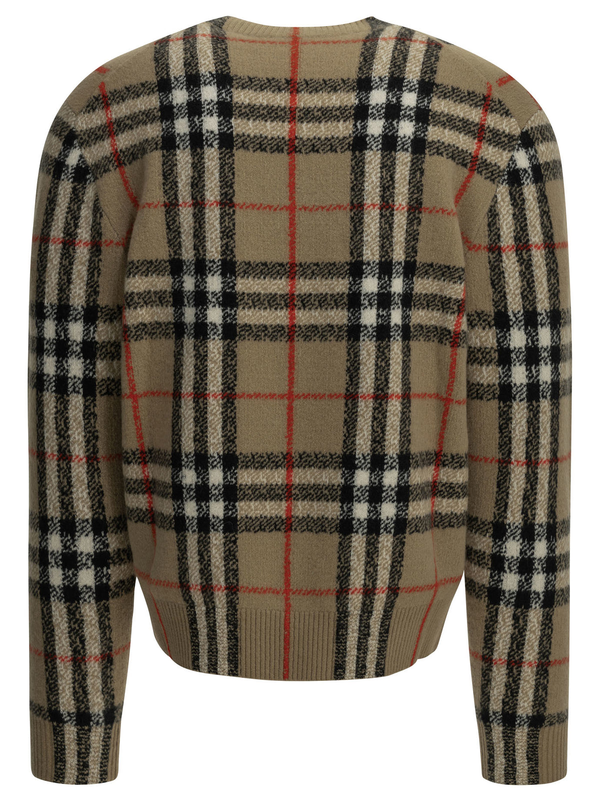 "Check" Crew-Neck Sweater Knitwear