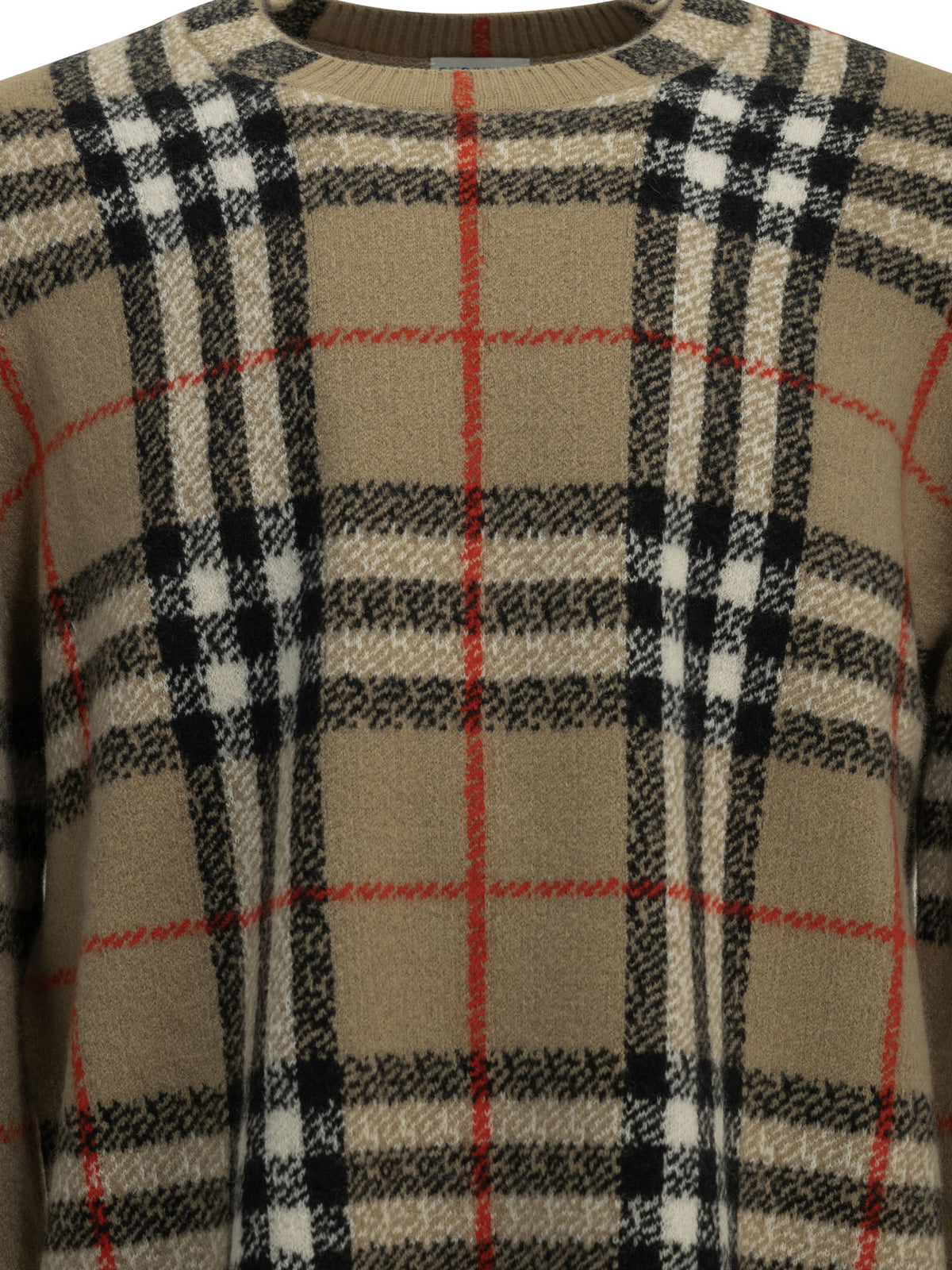 "Check" Crew-Neck Sweater Knitwear