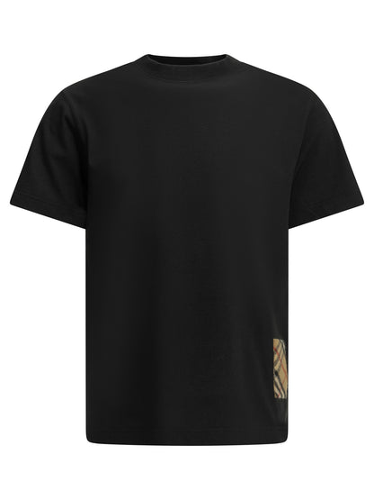 Crewneck T-shirt with appliqué T-shirts
