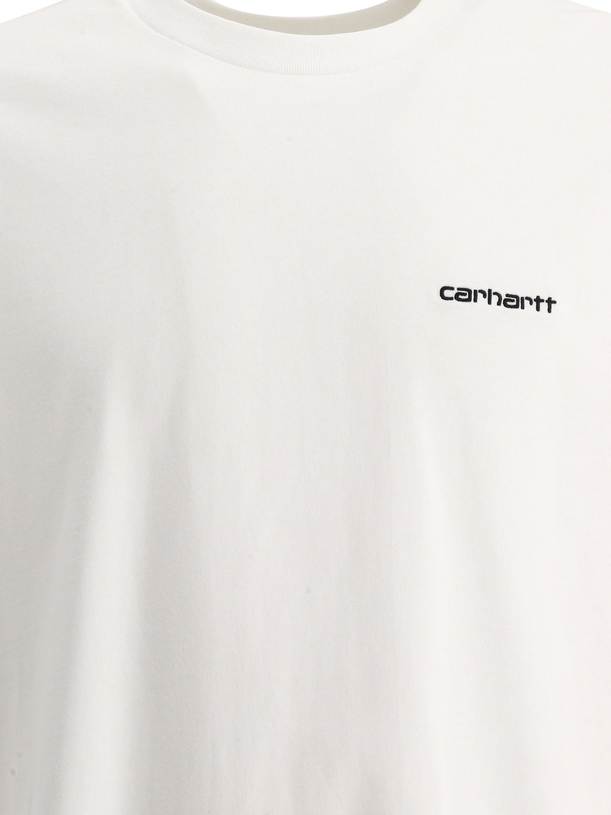 "Script Embroidery" Crew-Neck T-Shirt T-shirts