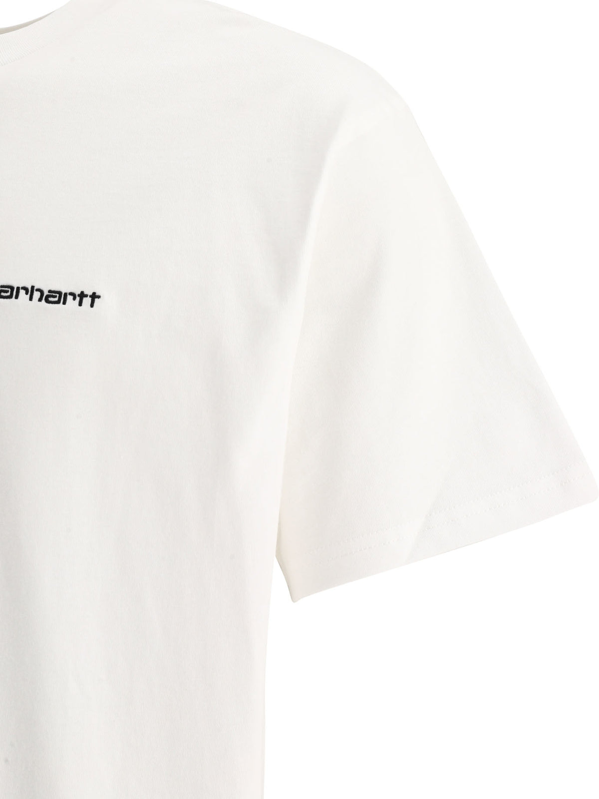 "Script Embroidery" Crew-Neck T-Shirt T-shirts
