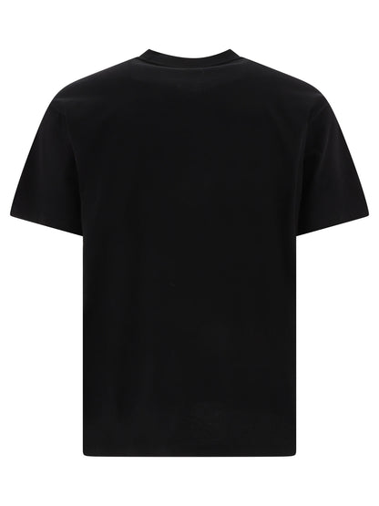 "Script Embroidery" Crew-Neck T-Shirt T-shirts